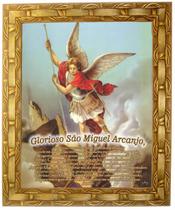 Quadro São Miguel c. oração, Mod.08, Med. 30 X 25cm Angelus Quadro São Miguel c. oração, Mod.08, Med. 30 X 25cm Angelus