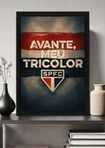 Quadro São Paulo FC Avante SPFC Com Vidro e Moldura Tamanho:21cm x 30cm (A4) Quadro São Paulo FC Avante SPFC Com Vidro e Moldura Tamanho:21cm x 30cm (A4)