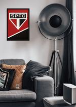 Quadro São Paulo FC SPFC Clássico com Vidro e Moldura Preta Tamanho:21cm x 30cm (A4) Quadro São Paulo FC SPFC Clássico com Vidro e Moldura Preta Tamanho:21cm x 30cm (A4)