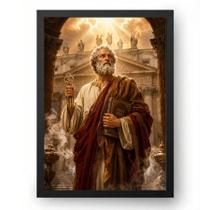 Quadro São Pedro Apóstolo da Igreja 15x21cm Quadro São Pedro Apóstolo da Igreja 15x21cm