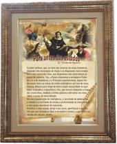 Quadro São Tomás De Aquino, Oração, Mod.02, 53x43cm. Angelus