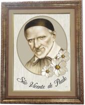 Quadro São Vicente De Paulo, Mod. 04, Tam. 53x43cm. Angelus Quadro São Vicente De Paulo, Mod. 04, Tam. 53x43cm. Angelus