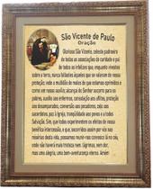 Quadro São Vicente De Paulo, Oração, Mod.05, 53x43cm Angelus Quadro São Vicente De Paulo, Oração, Mod.05, 53x43cm Angelus