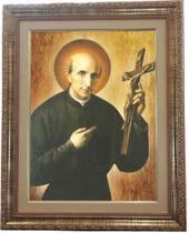 Quadro São Vicente Pallotti, Mod. 04 Tam. 53x43cm. Angelus Quadro São Vicente Pallotti, Mod. 04 Tam. 53x43cm. Angelus