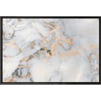 Quadro Satélite Gelo Abstrato 120x80cm - Casa da Moldura