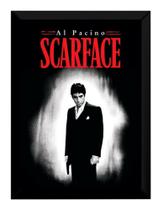 Quadro Scarface Filme Arte Poster Moldurado Decoração