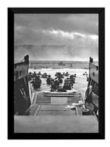 Quadro Segunda Guerra Mundial Dia D História Foto Ataque