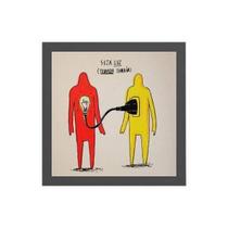 Quadro Seja Luz E Tomada Também 20X20Cm