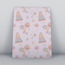 Quadro sem moldura chucalhos baby Fundo-Infantil-074-M2 Quadro sem moldura chucalhos baby Fundo-Infantil-074-M2