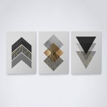 Quadro sem moldura formas geometricas Conjunto07 Quadro sem moldura formas geometricas Conjunto07