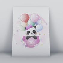 Quadro sem moldura panda de laço Ilustra-ao-53-M2