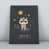 Quadro sem moldura raposa big dream Ilustra-ao-01-M2