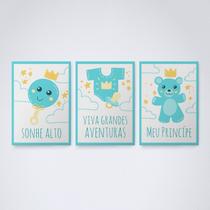 Quadro sem moldura sonhe alto principe Infantil-14