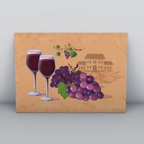 Quadro sem moldura Vinho 64 M2 Quadro sem moldura Vinho 64 M2