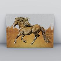 Quadro sem molduraface leão pintura dourada Quadro sem molduraface leão pintura dourada
