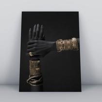 Quadro sem moldurafolhagens dourado