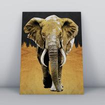 Quadro sem moldurapassaro dourado horizonte