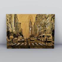 Quadro sem moldurapintura borboleta dourada