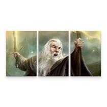 Quadro Senhor dos Anéis Gandalf Hobbit Geek Arte Quadro Senhor dos Anéis Gandalf Hobbit Geek Arte