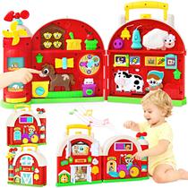 Quadro Sensorial Montessori Fazenda polokping Brinquedo de Habilidades Motoras