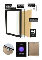 Quadro Serenidade/Calma com Vidro e Moldura Preta Tamanho:21cm x 30cm (A4) Quadro Serenidade/Calma com Vidro e Moldura Preta Tamanho:21cm x 30cm (A4)