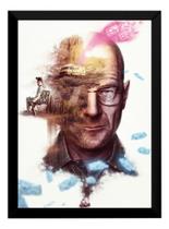 Quadro Serie Breaking Bad Arte Poster Com Moldura