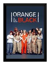 Quadro Serie Orange Is The New Black Poster Moldurado