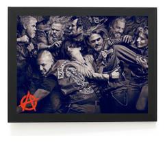 Quadro Serie Sons Of Anarchy Foto Arte Poster Com Moldura