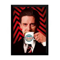 Quadro Serie Twin Peaks Arte Poster Moldurado