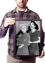 Quadro Seu Madruga E Dona Clotilde Foto Chaves Quadro Seu Madruga E Dona Clotilde Foto Chaves