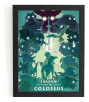 Quadro Shadow Of The Colossus Game Arte Poster Moldurado