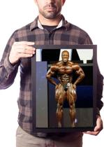 Quadro Shawn Rhoden Fisiculturista Decoração Academia Quadro Shawn Rhoden Fisiculturista Decoração Academia