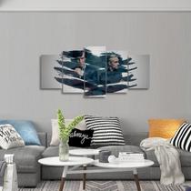 Quadro Sherlock Holmes Arte Mosaico Para Quarto Hall