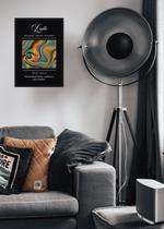 Quadro Signo Leão-Inspiração/Fogo com Vidro e Moldura Preta Tamanho:21cm x 30cm (A4) Quadro Signo Leão-Inspiração/Fogo com Vidro e Moldura Preta Tamanho:21cm x 30cm (A4)