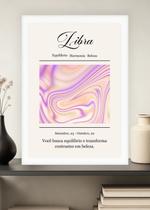 Quadro Signo Libra-Equilíbrio com Vidro e Moldura Branca Tamanho:21cm x 30cm (A4) Quadro Signo Libra-Equilíbrio com Vidro e Moldura Branca Tamanho:21cm x 30cm (A4)