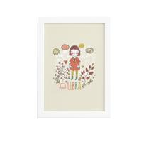 Quadro Signo Libra para Quarto ou Sala Moldura Branca 22x32c Quadro Signo Libra para Quarto ou Sala Moldura Branca 22x32c