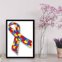 Quadro símbolo Autismo 24x18cm Quadro símbolo Autismo 24x18cm