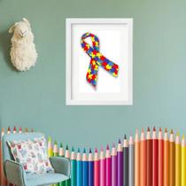Quadro Símbolo Autismo - 60x48cm Quadro Símbolo Autismo - 60x48cm