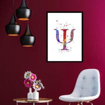 Quadro Símbolo Psicologia - 60x48cm Quadro Símbolo Psicologia - 60x48cm