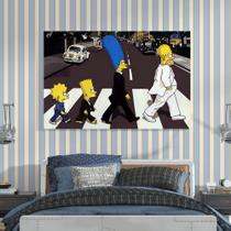 Quadro simpsons na abbey road