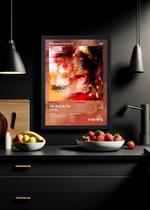 Quadro Slipknot The End, So Far (Colored) Com Vidro Tamanho:21cm x 30cm (A4)