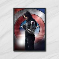 Quadro Soldado Invernal 33x24cm - com vidro