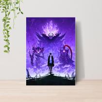 Quadro Solo Leveling Anime A4 Placa MDF 01