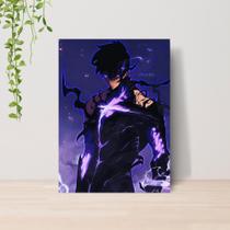 Quadro Solo Leveling Anime A4 Placa MDF 11