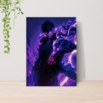 Quadro Solo Leveling Anime A4 Placa MDF 12