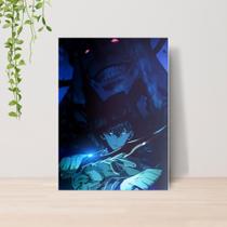 Quadro Solo Leveling Anime A4 Placa MDF 13