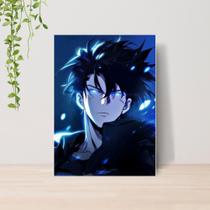 Quadro Solo Leveling Anime A4 Placa MDF 16
