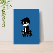 Quadro Solo Leveling Anime A4 Placa MDF 17