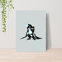 Quadro Solo Leveling Anime A4 Placa MDF 19