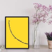 Quadro Sorriso Curva Que Endireita As 33X24Cm Vidro Preta Quadro Sorriso Curva Que Endireita As 33X24Cm Vidro Preta